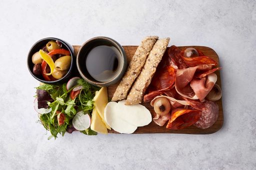 amalfi white antipasti board